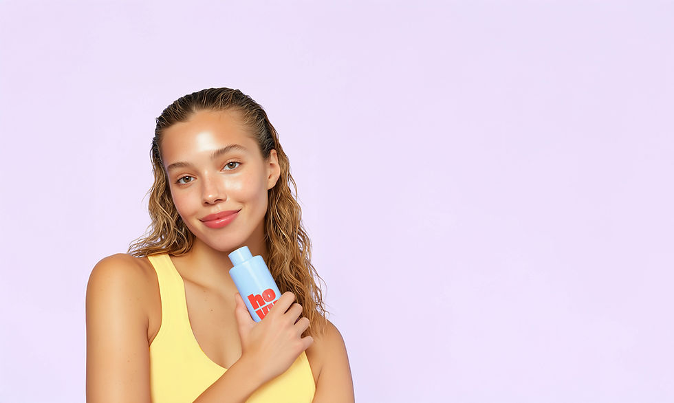Woman Holding Product