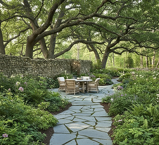 Outdoor Garden Setting