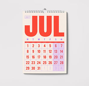 July Calendar Page