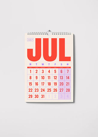 July Calendar Page