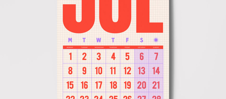 Personal development Calendar