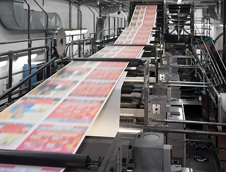 Printing newspapers