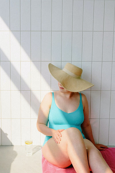 Woman in Sun Hat