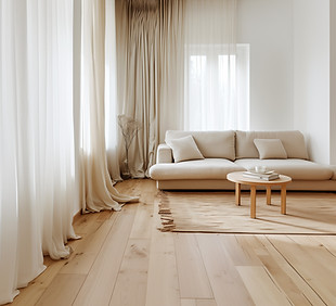 Wohnzimmer mit Vinylfussboden