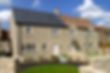 Finished houses on a new property development