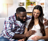Expectant Couple Moment