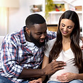 Pregnant Woman and Partner