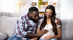 Pregnant Woman and Partner