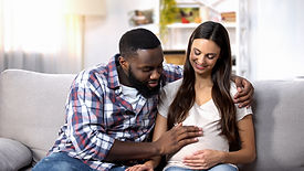 Pregnant Woman and Partner
