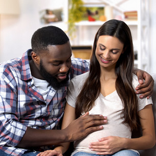 Pregnant Woman and Partner