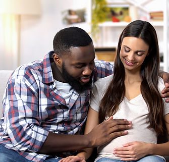 Pregnant Woman and Partner