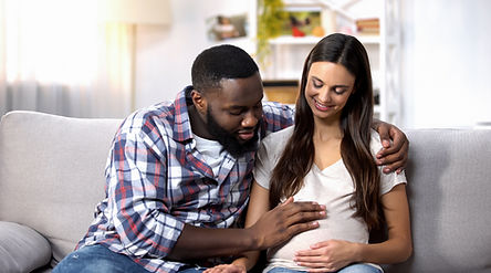 Pregnant Woman and Partner