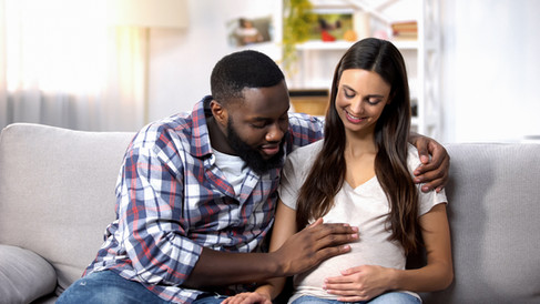 Pregnant Woman and Partner