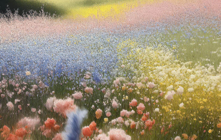 Colorful Flower Field