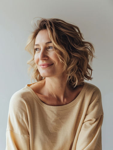 Retrato de mulher sorridente