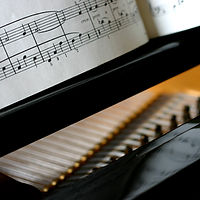 Piano Keys and Sheet