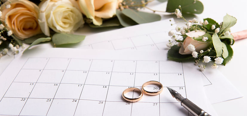 Wedding planning setup