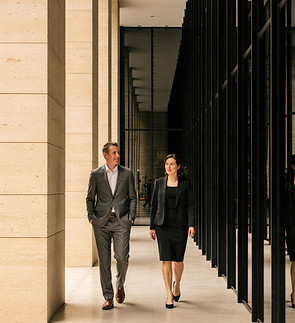 Business Professionals Walking