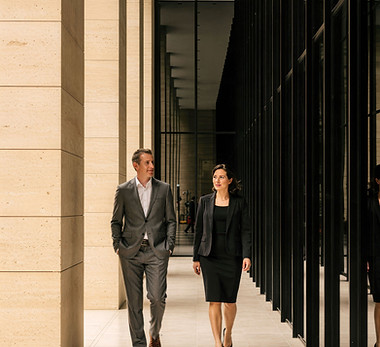 Business Professionals Walking