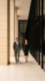 Business Professionals Walking