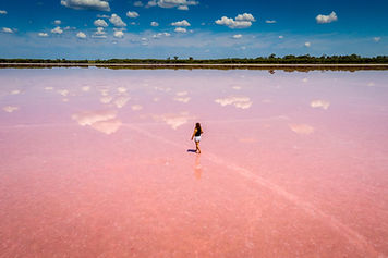 Walking on Pink Water
