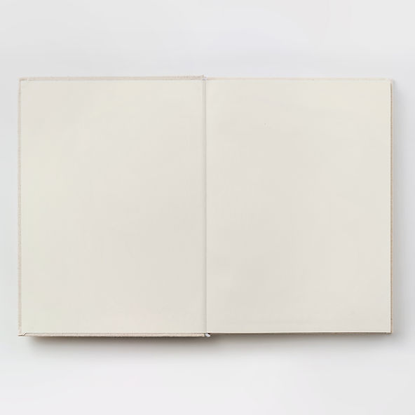 Open Blank Book