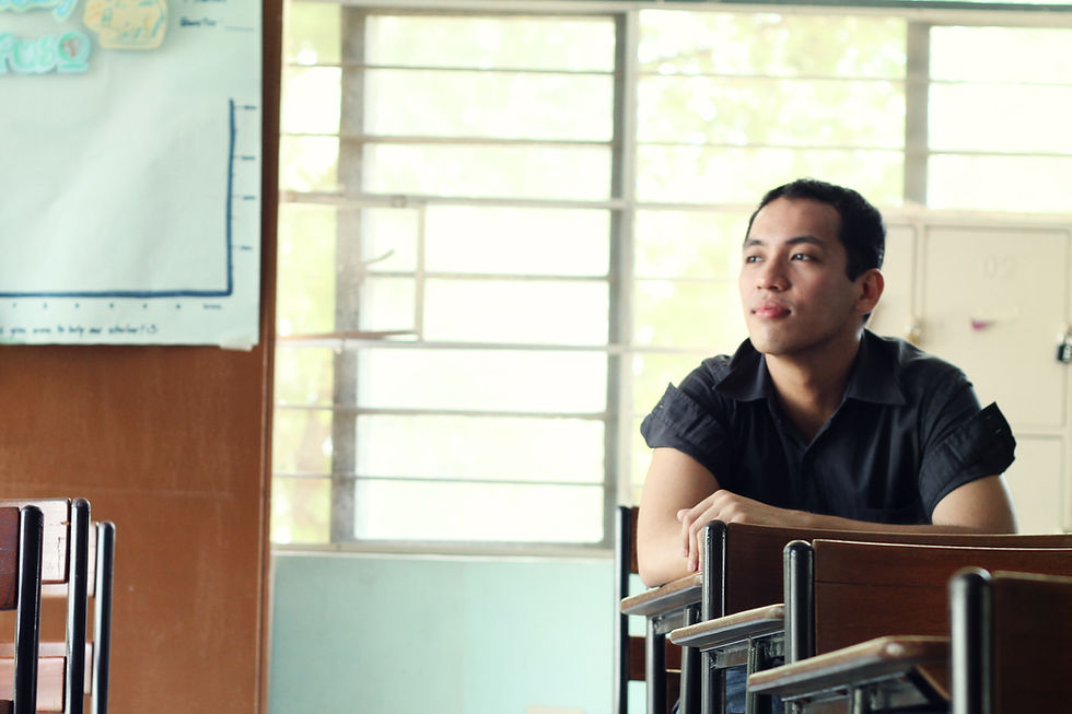 Student Waiting for Class