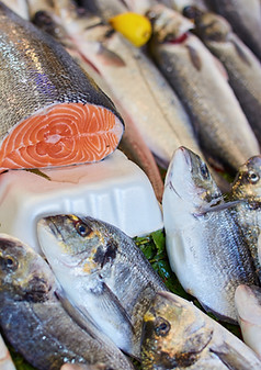 puesto de pescado