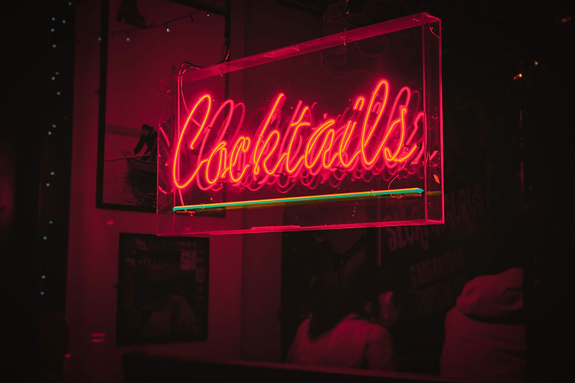 Neon Cocktails Sign