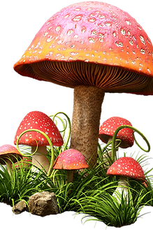 Colorful Mushrooms