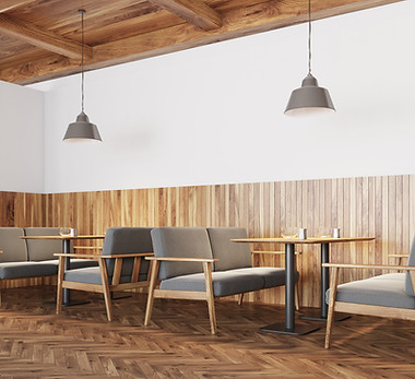 Holz Cafe Interieur