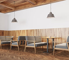 Wooden Cafe Interior