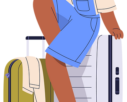 Traveler With Luggage