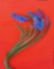 Blurred Blue Flowers