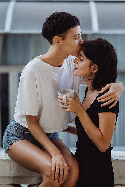 Couple Sharing Moment