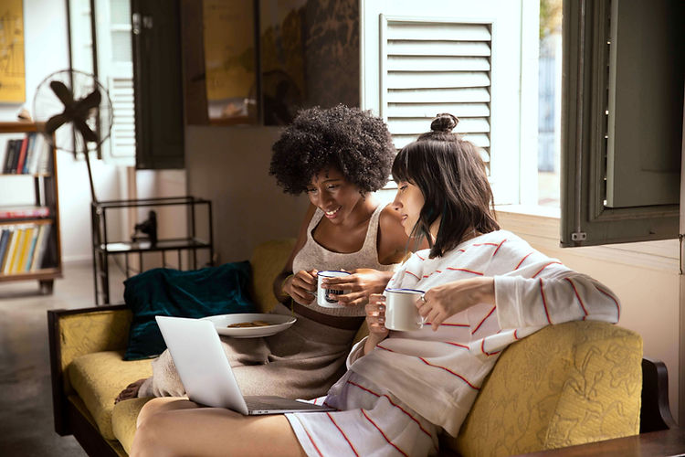 Women Relaxing Together