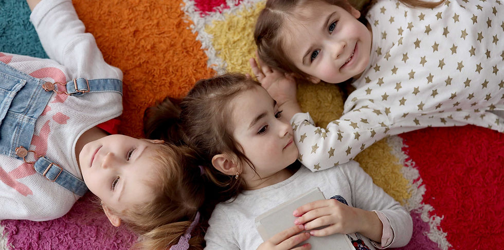 Children Lying Together