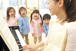Teacher Playing Piano