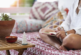 Relaxed Writing Moment