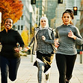 Women Running Outdoors