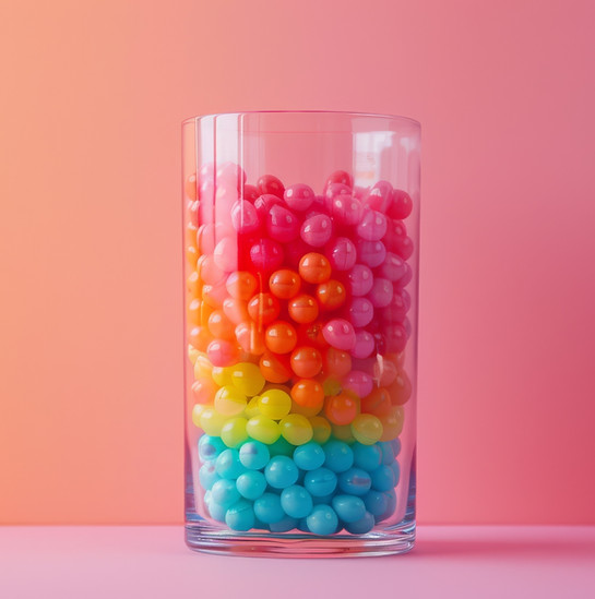 Rainbow Candy Glass