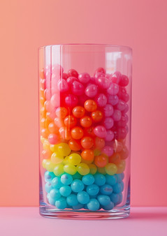 Rainbow Bubble Gums