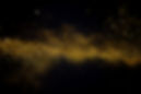 Golden glitter waving on black background
