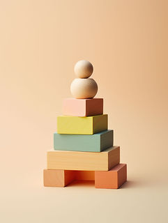 Wooden Toy Pyramid
