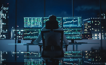 Trader at Workstation