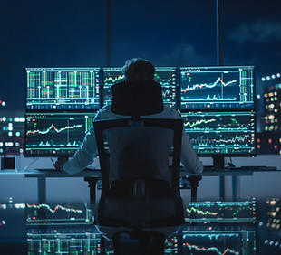 Trader at Workstation
