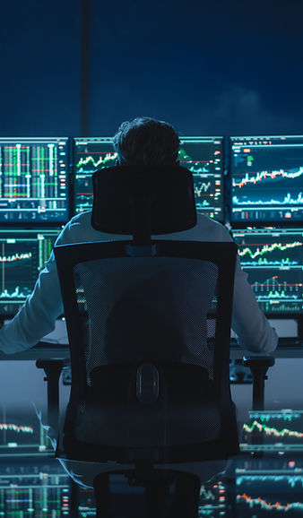 Trader at Workstation