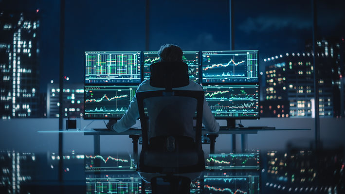Trader at Workstation