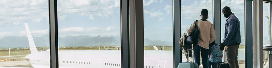 Airport Family Scene