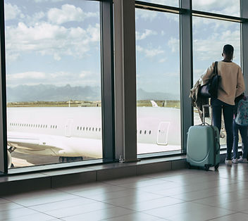 Airport Family Scene